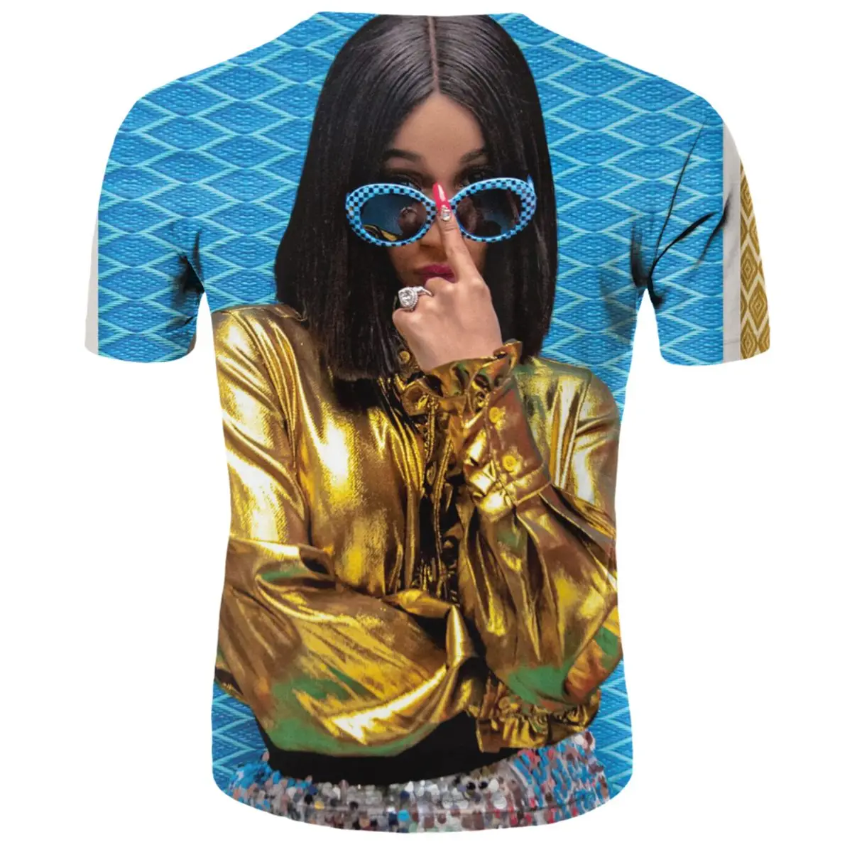 

Cardi B Men's Basic Short Sleeve T-Shirt