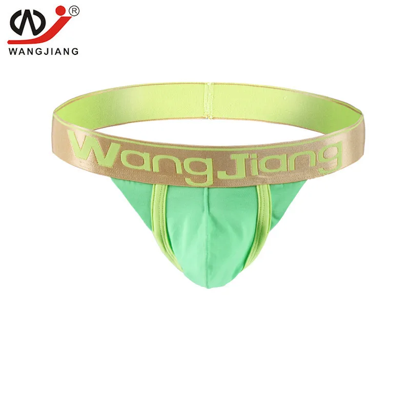 WJ Men's Underwear Sexy Strapless G-string Mooning Foreign Trade Cotton Soft T-back 1018WD |
