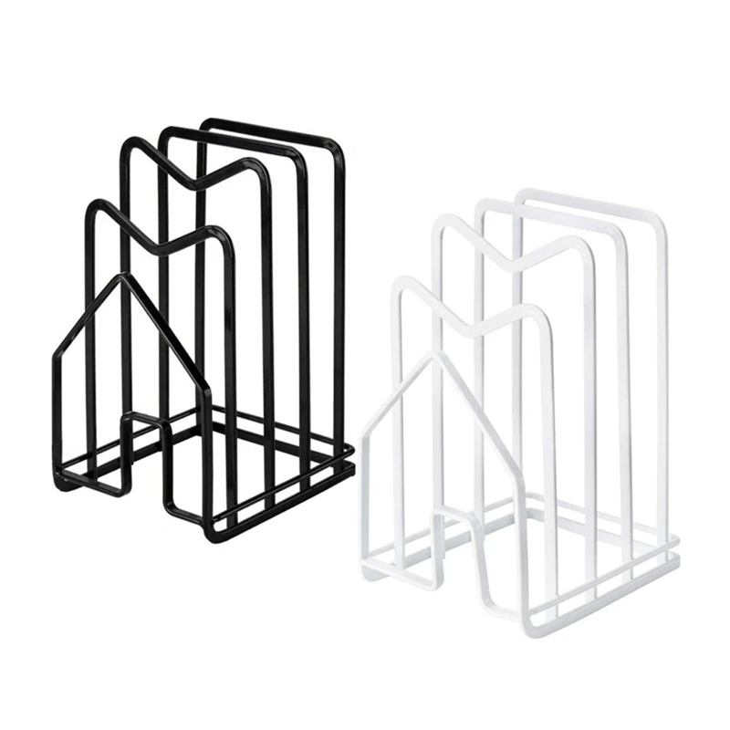 

Cutting Board Rack Pot Lid Holder,Chopping Board Organizer Holder,for Cookware Storage,Freestanding Stand for Pans