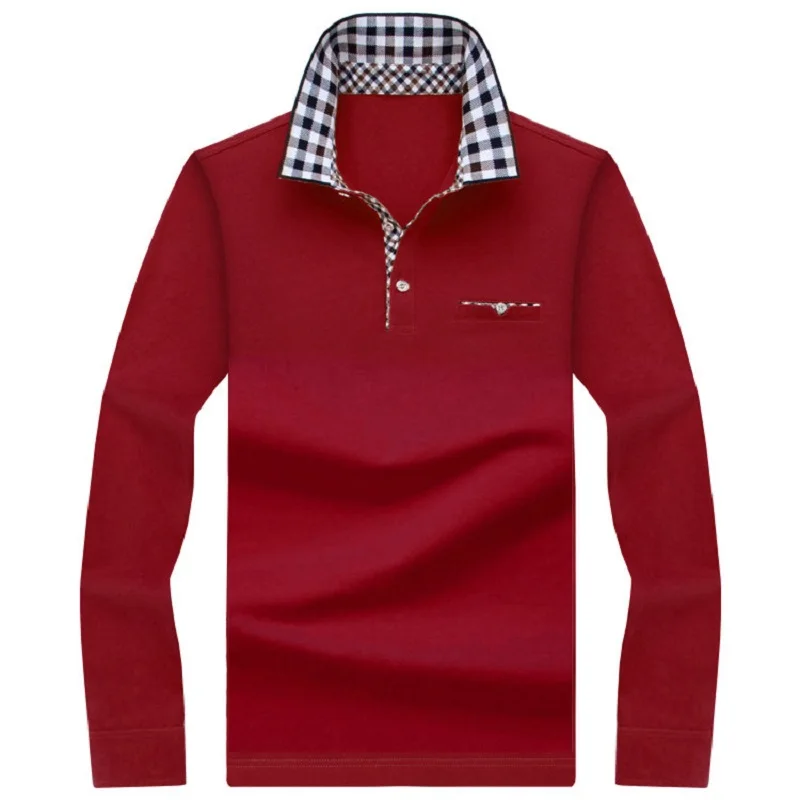 Мужская рубашка поло с длинным рукавом в полоску|brand polo men shirts|polo shirtcamisa |