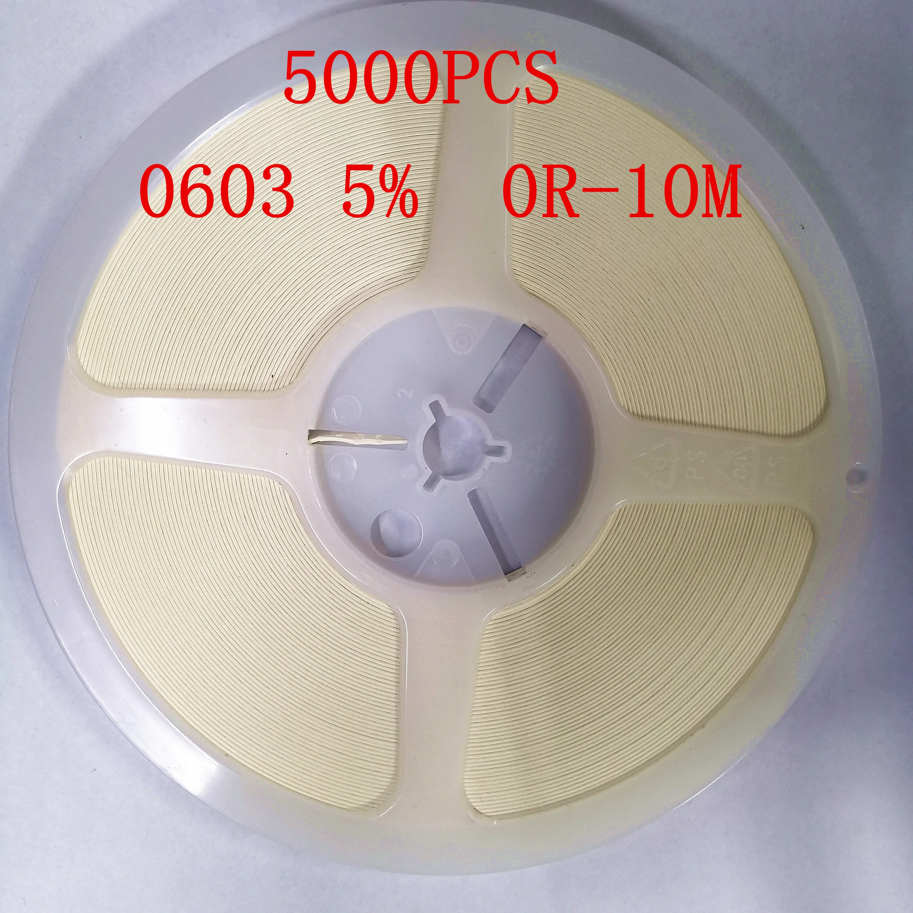 

Free Shipping 5000Pcs 0603 SMD 1/8W chip resistor resistors 0 ohm ~ 10M ohm 0R 1K 4.7K 4K7 10K 100K
