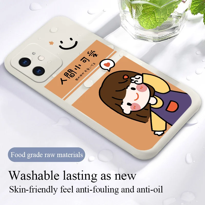 

Luxury Cute Boy Soft Shell Phone Case For iPhone 12 11 Pro Max X XS XR XSMAX SE2020 8 8Plus 7 7Plus 6 6S Plus Silicone Cover
