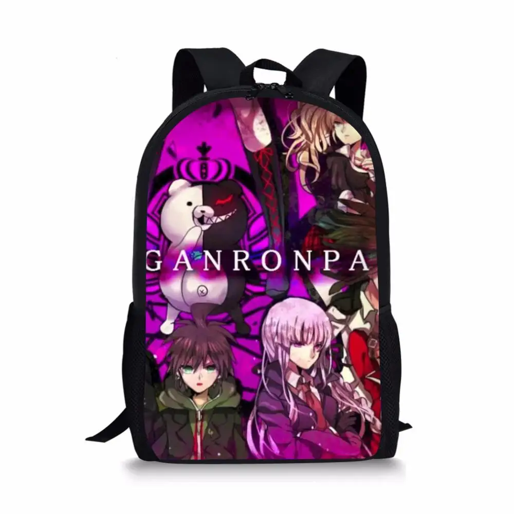 16-inch Danganronpa Anime Design Children's Backpack Kids Boys Mochila Infantil Ralph School Bag Cartoon Students Backpack