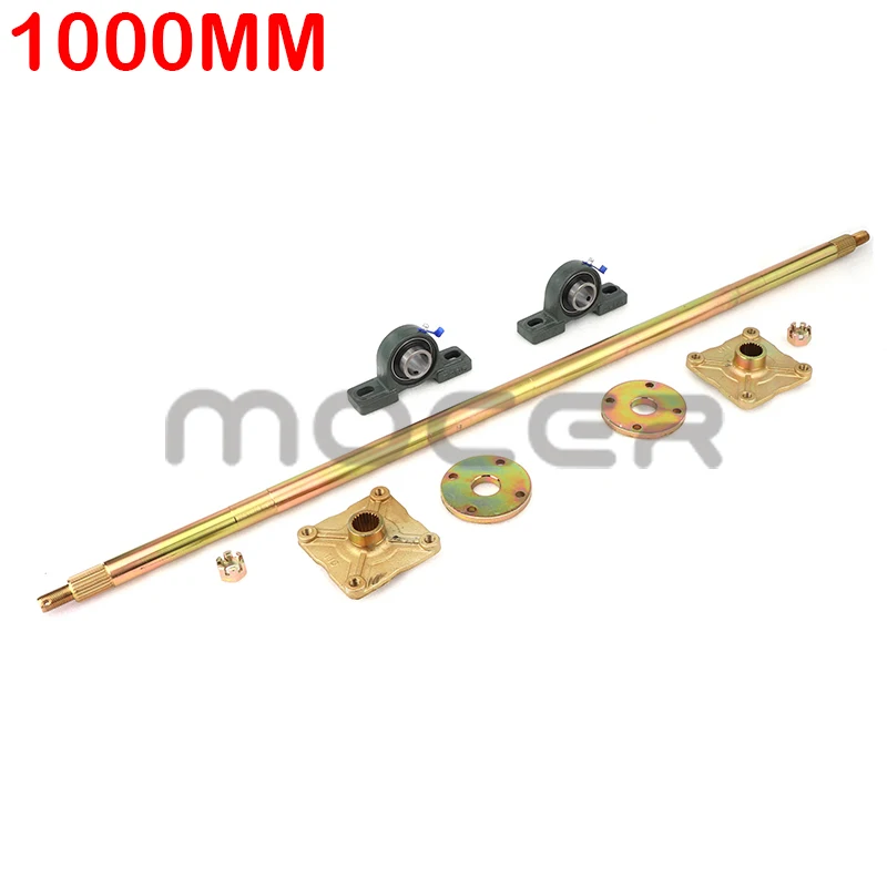 1000 мм задний мост в сборе с подшипником звездочки сиденья 4 отверстия колеса hubFit