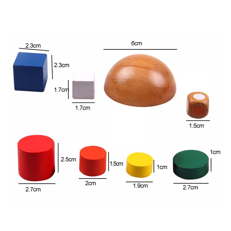 Детская деревянная Геометрическая сбалансированная конструкция 3d игрушка пазл