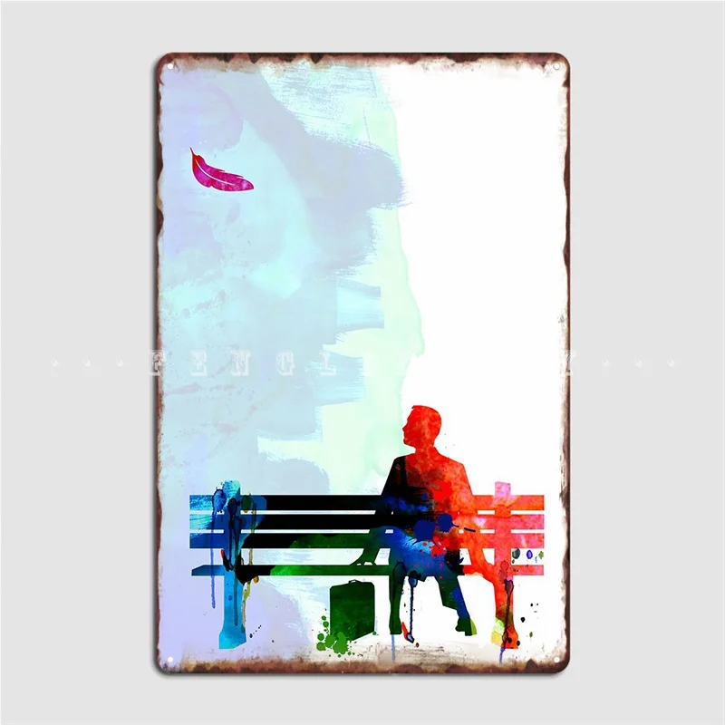 

Forest Watercolor Ii Metal Sign Mural Painting Décor Club Party Retro Tin Sign Poster