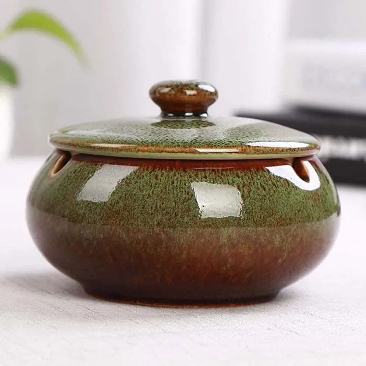 Модные Керамические Стеклянная Пепельница отель домашнего декора гостиной