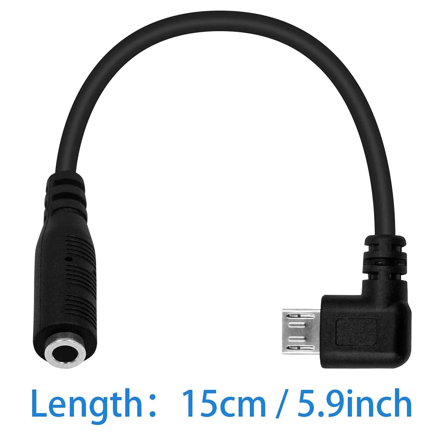 Прямоугольный Micro USB штекер на 4 полюса 3 5 мм гнездо кабель Шнур для активного