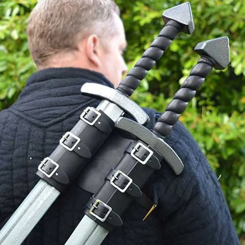 Средневековый рыцарь двойная подвеска наплечная шлейка держатель меча оболочка