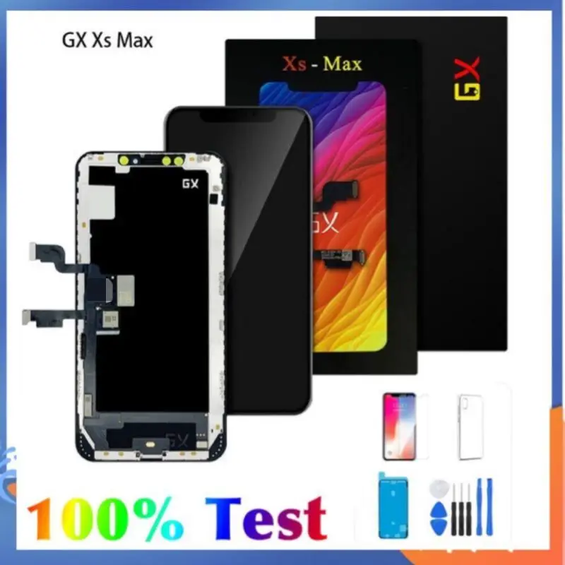 

GX Soft OLED For iPhone X XS Max 11 Pro LCD Screen Digitizer Assembly Replacement GX Hard XS Display XS MAX 11 PRO OLED + Gift