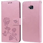 Роскошный кожаный чехол-книжка с откидной крышкой для Asus Zenfone 4 Selfie ZD553KL ZB553KL X00LD X00LDA Чехол-бумажник с подставкой и розами