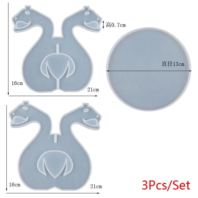 

1 PCS Desktop Storage Stand Crystal Epoxy Resin Mold Jewelry Display Shelf Rack Casting Silicone Mould DIY Crafts Making Tool