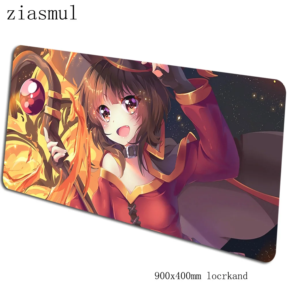 Megumin коврик для мыши толстый компьютерный геймерский коврик для мыши 900x400x3 мм большой коврик для мыши в стиле аниме эргономичный гаджет офисный стол коврики - Цвет: design 11