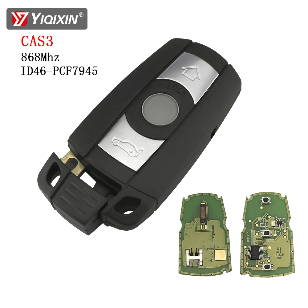 YIQIXIN Keyless-Go Remote Key CAS3 For BMW 1/3/5/7 Series X1 X5 X6 2006-2011 Z4 E90 E91 E92 E60 E70 E71 E72 E82 E87 E88 E89