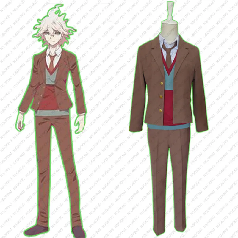 DanganRonpa 3 школьная форма Dangan Ronpa Komaeda Nagito косплей костюмы | Тематическая одежда и