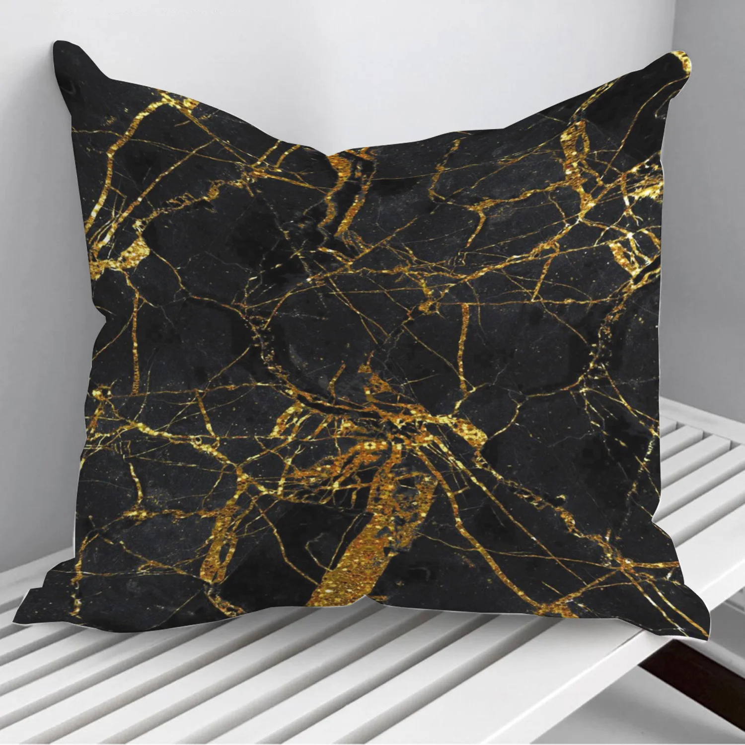 

Black Gold Marble 01 Pillowcase Decorative Sofa Cushion Case Bed Pillow Cover Home Decor Car Cushion Cover 45*45cm
