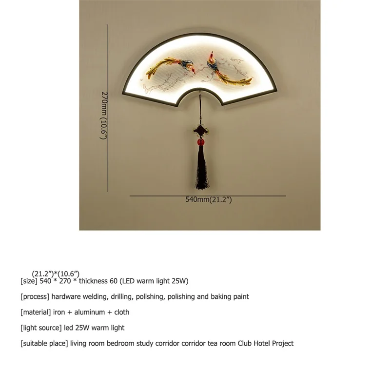 

BRIGHT Modern Indoor wall Lamps Contemporary Creative New Balcony Decorative For Living Room Corridor Bed Room Hotel