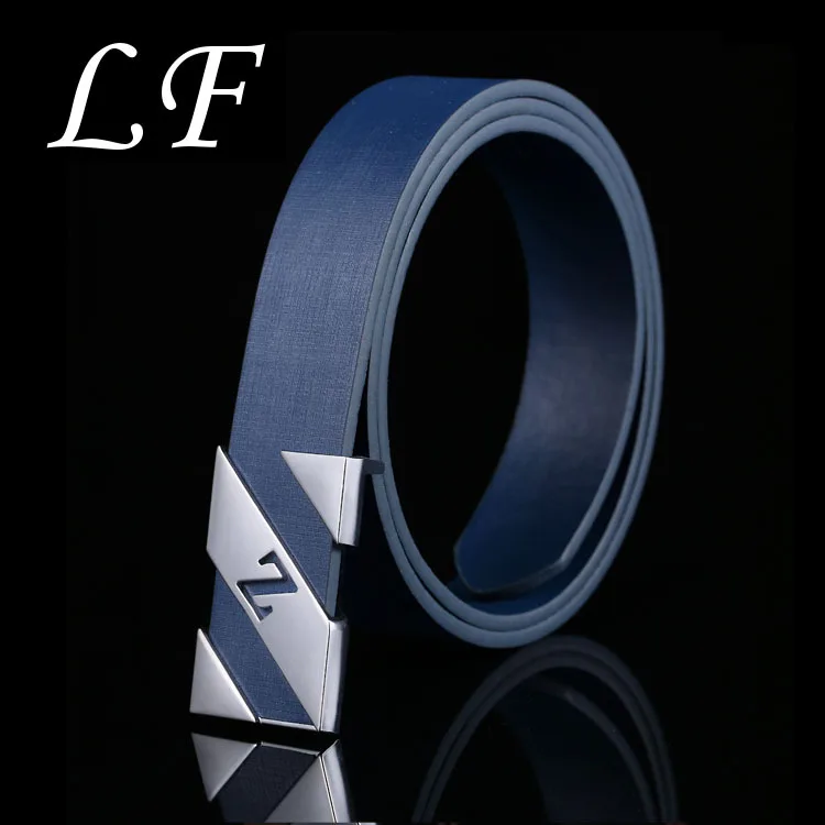 Модный ремень Дикий Пояс личность модная с принтом из букв Z гладкая