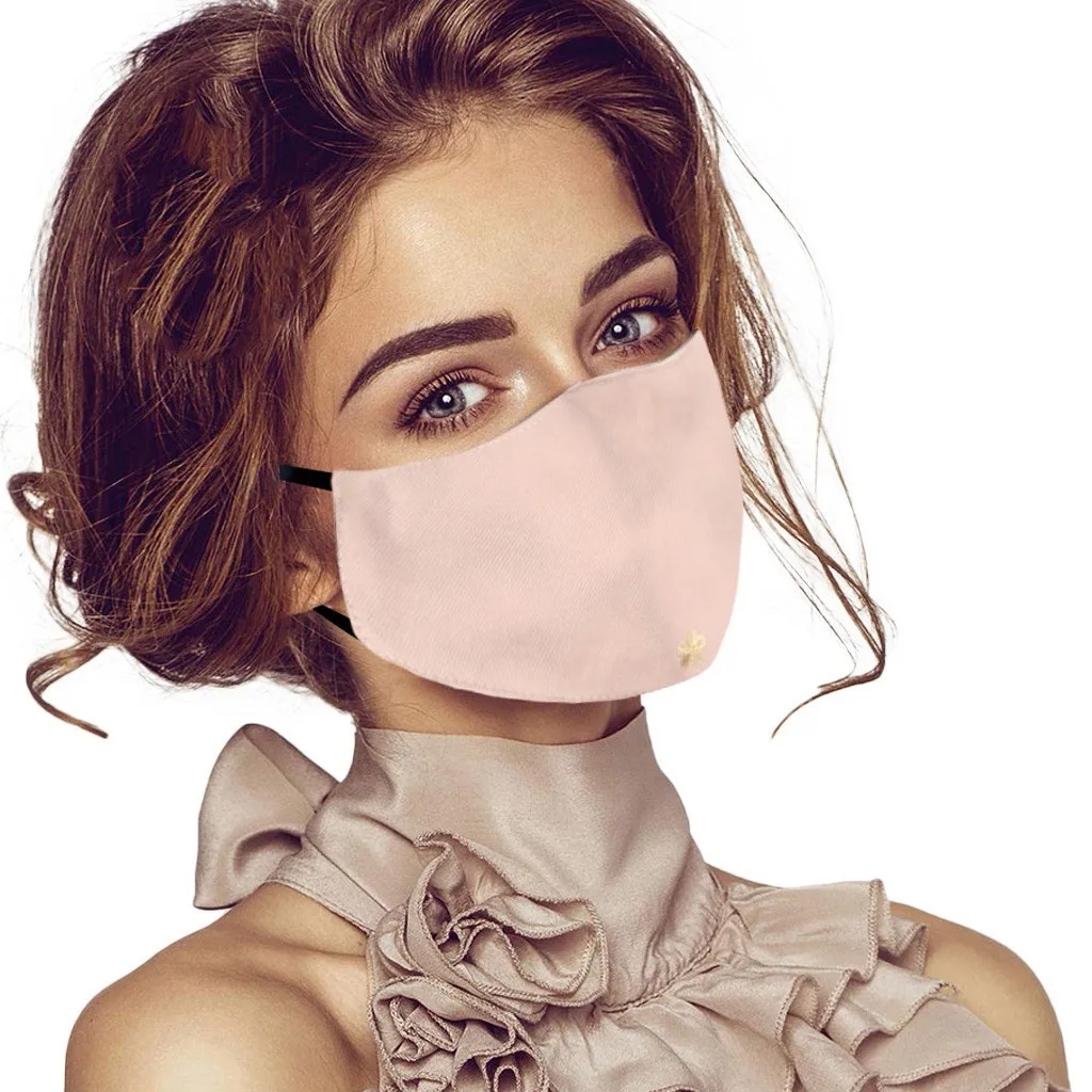 

3PC Unisex Cotton Face Mask Outdoor Printing PM2.5 Outdoor Anti-Dust Mouth Mask Adjustable Breathable Washable Reuse C14