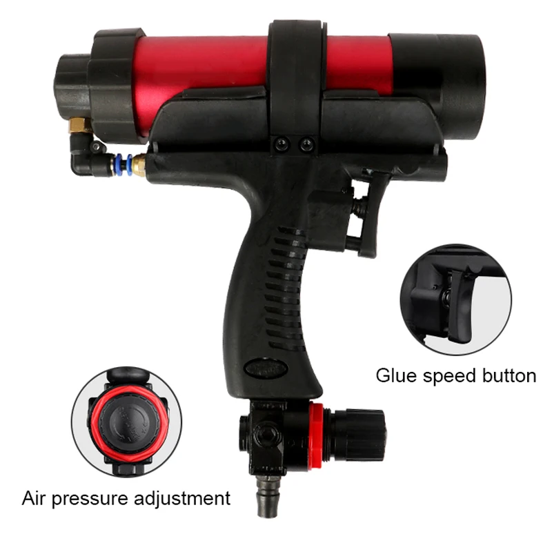 Tungfull Glass Rubber Grout Construction Tools Pneumatic Sealant Guns 310ml Air Valve Silicone Sausages Caulking Tool Caulk | Инструменты