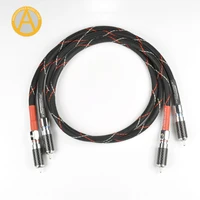 hi end rca cabl male to male rca audio cable hifi rca interconect cable preamplifier amplifier rhodium plated