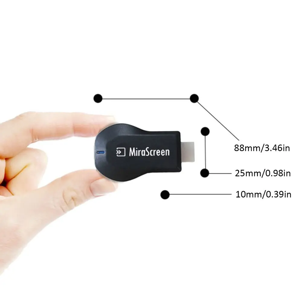2 4G 1080P WiFi Дисплей приемник беспроводной экран зеркальное устройство Miracast DLNA Airplay