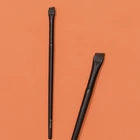 1 шт. Супер тонкая угловая подводка Кисть для макияжа бровей синтетические волосы косметические кисти тонкие профессиональные инструменты для бровей