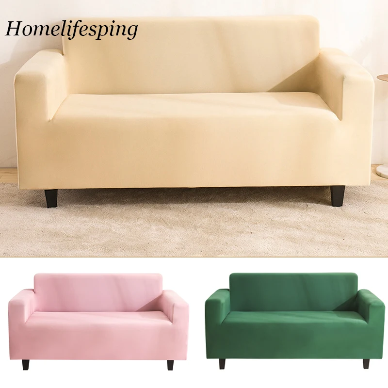 

Однотонный чехол для дивана, секционный эластичный чехол для дивана в гостиную, чехол для дивана на 1/2/3/4-местного дивана с полным покрытием