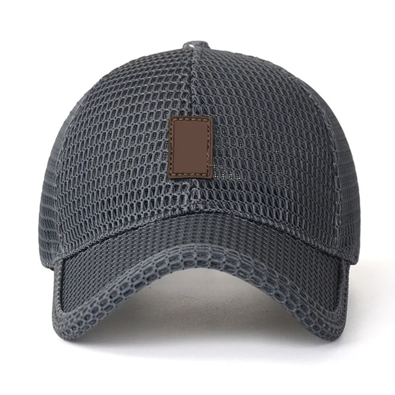 Мужская Летняя сетчатая спортивная бейсболка кепка для улицы солнцезащитная