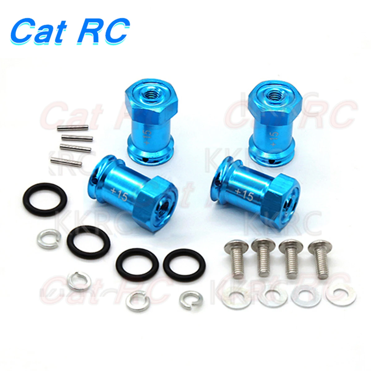 4 шт 1/16 RC автомобиль сплав шестигранный адаптер (+ 15 мм) для TRAXXAS MINI E-REVO SLASH RALLY