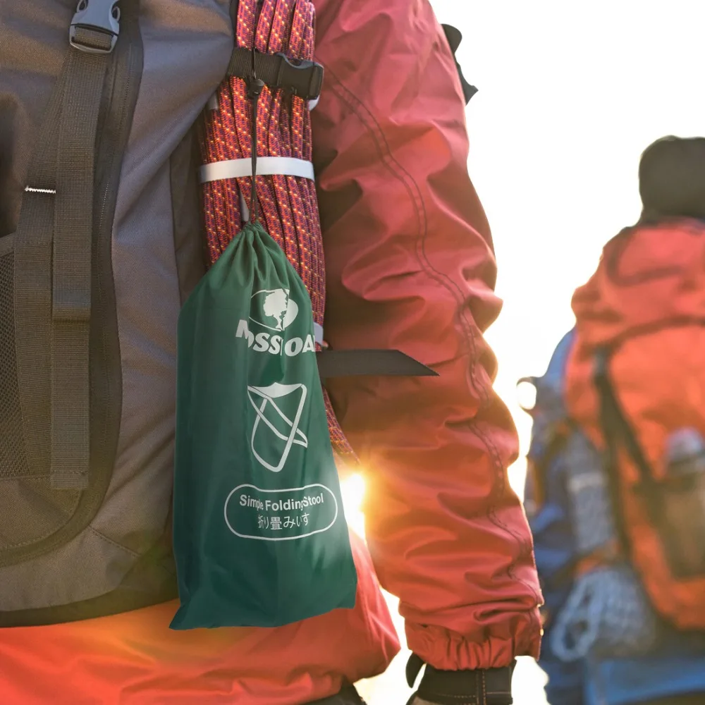 Mossy Oak складной стул рыболовный стул кемпинг стул портативный легкий с зеленой сумкой и карабином