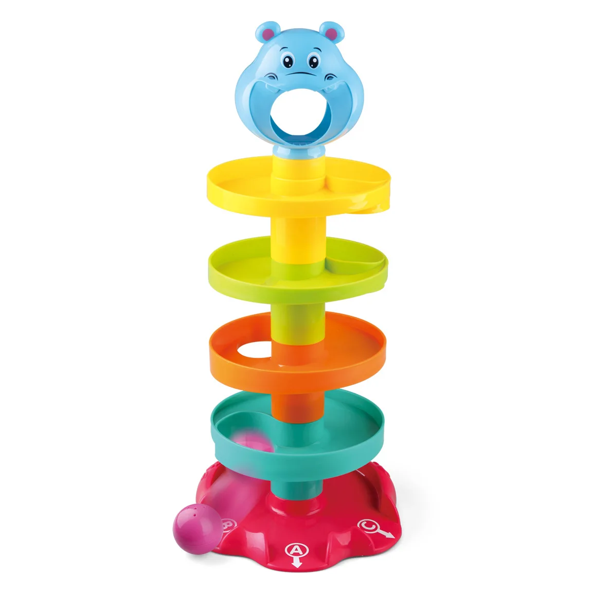 5-Layer Ball Drop And Roll Swivel Tower Track Early Educational Toy Baby Gift Interesting Toys For Children Kids #40 | Игрушки и хобби