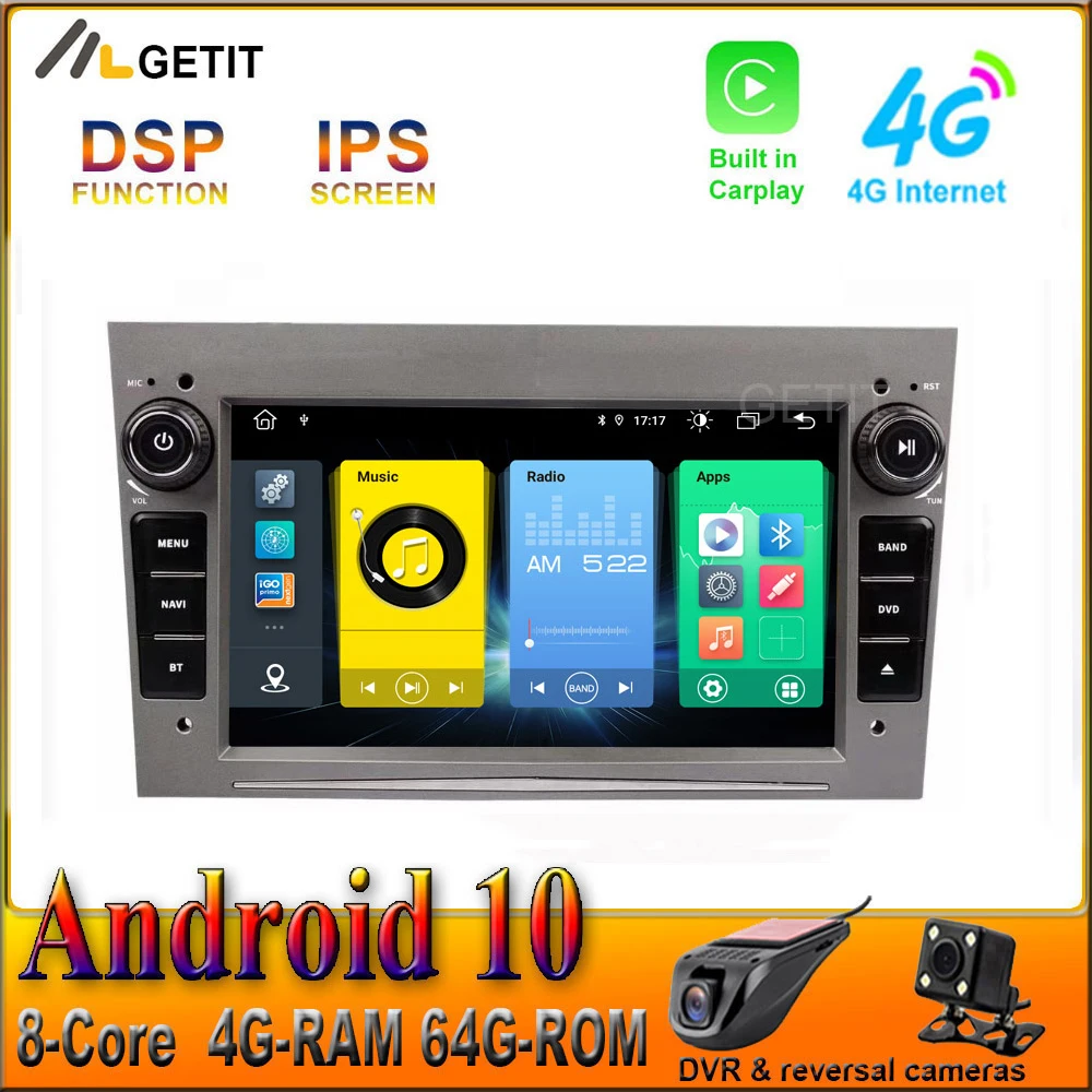 Android 10 0 автомобильный DVD GPS Радио стерео Мультимедиа для Opel Vauxhall Astra H G J Vectra Antara Zafira