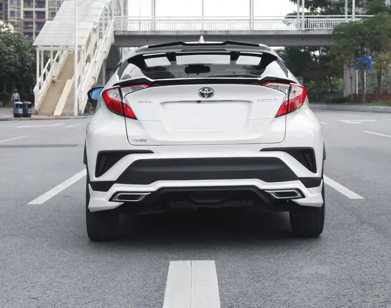 Спойлер на крышу для Toyota CHR 2018 2019 задний спойлер из АБС пластика yRF цветной