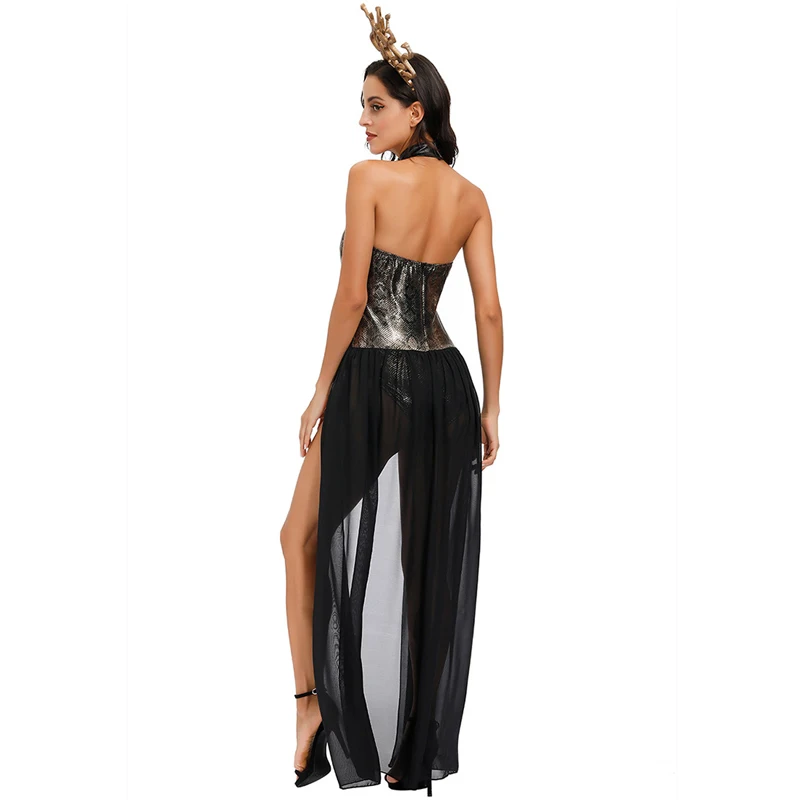 Карнавал Хэллоуин леди Греческий миф фатиновое сексуальное платье с глубоким