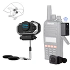 Bluetooth-гарнитура KM для портативной радиостанции, беспроводные наушники для езды на мотоцикле, для Baofeng Kemwood Vimoto V8