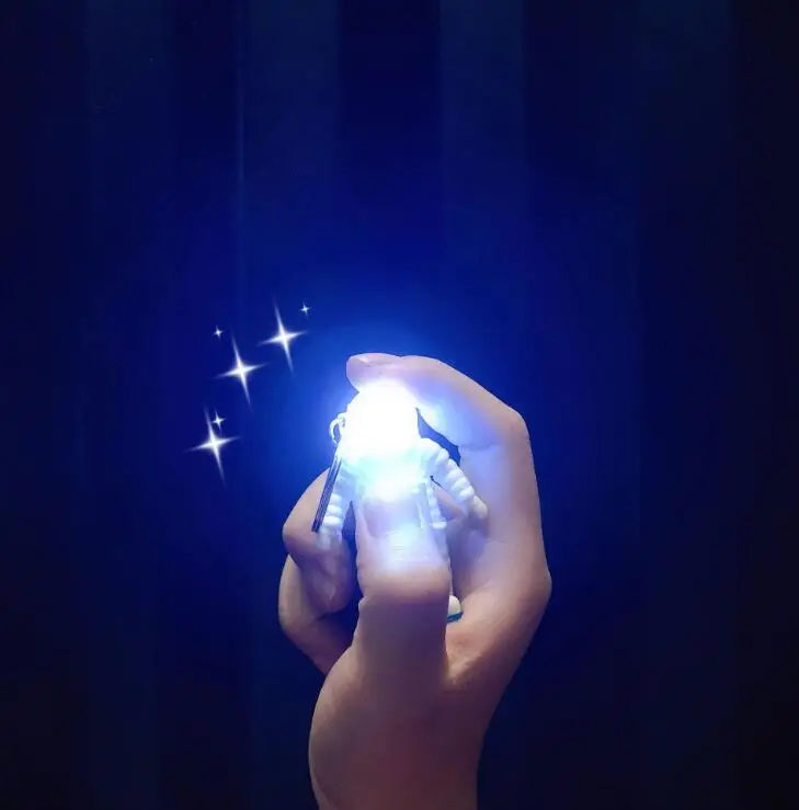 Мини-робот астронавт брелок космический человек светодиодная говорящая