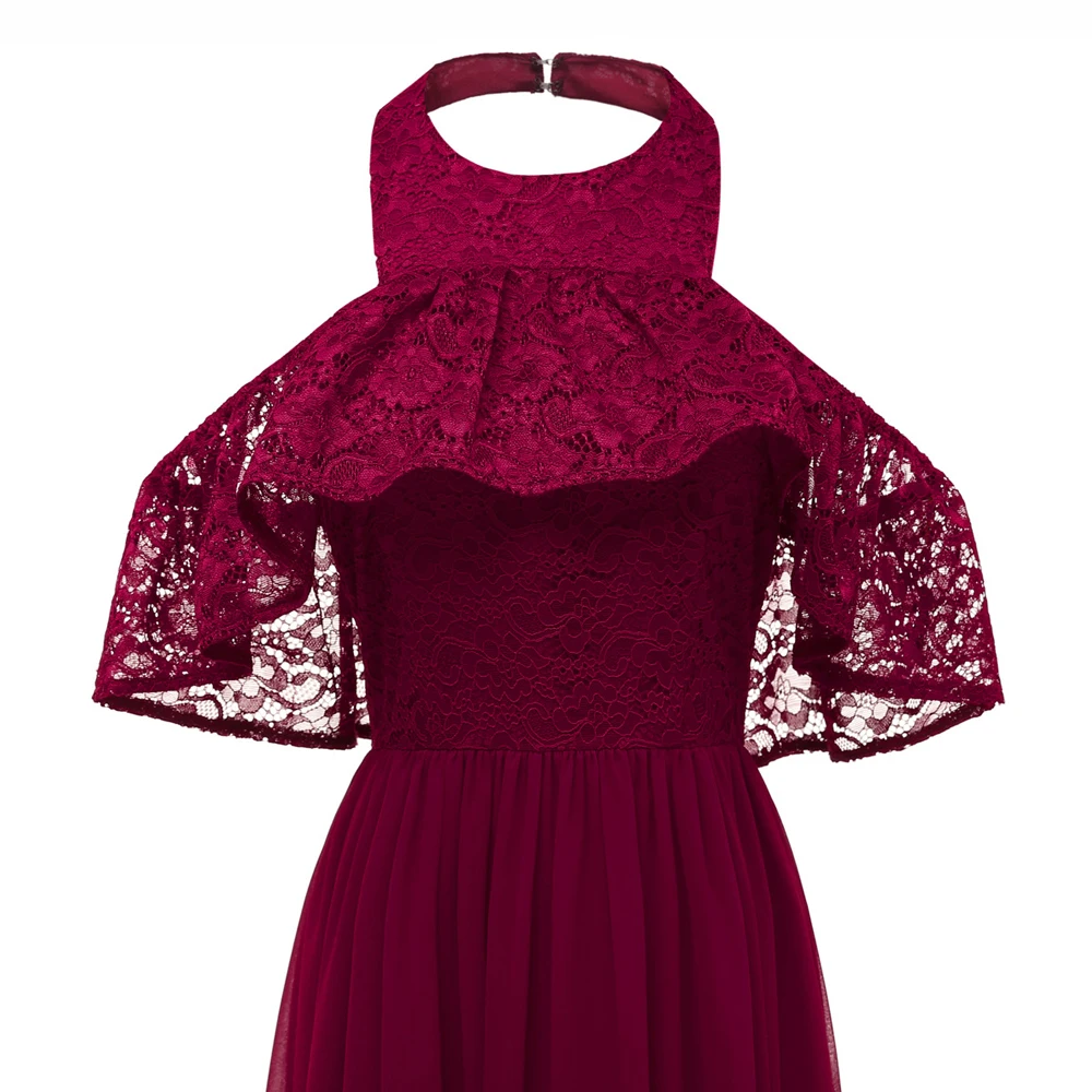 Длинное вечернее платье макси в пол темно синий красный розовый халат De Bal Longue