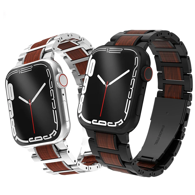 

Браслет из нержавеющей стали для Apple Watch Band 44 мм 42 мм 45 мм 41 мм