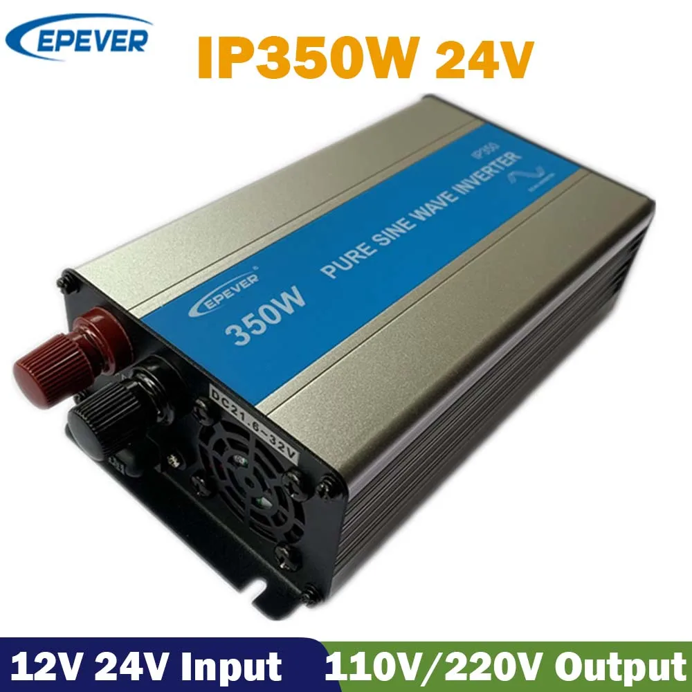 EPever I Power 350 Вт Солнечный инвертор с чистой синусоидальной волной 24VDC вход 110В/220VAC