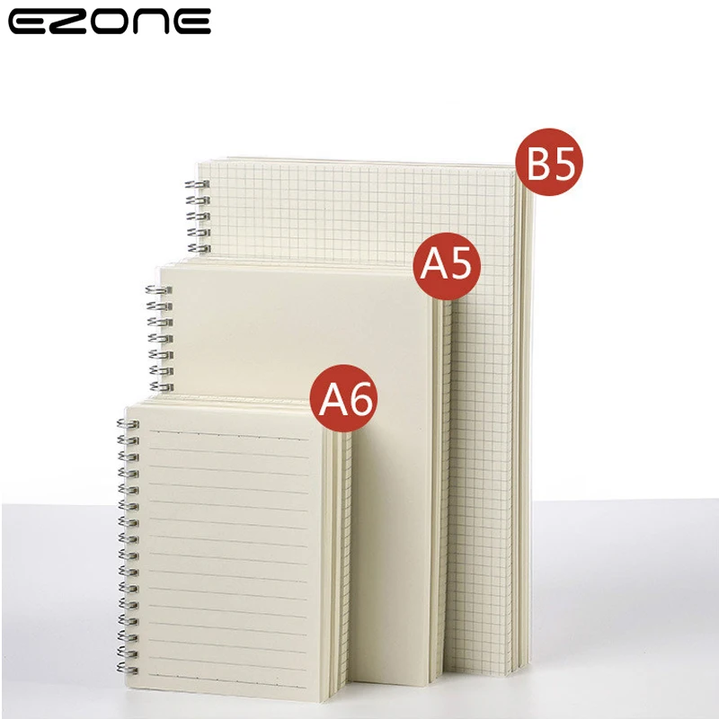 

Прозрачный матовый блокнот EZONE A5/A6/B5, офисные и школьные принадлежности из ПВХ, новая линия, в горошек, в сетку, пустые страницы, блокнот