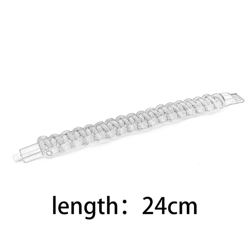 

Portable Wristband Woven Nylon Rope Bracelet USB Data Cable for Android Smart Mobile Phone Fashion Decoration