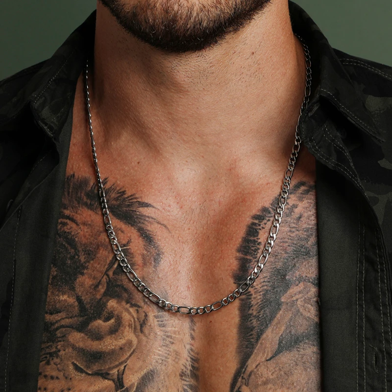 Ожерелье мужское из титановой стали 3 мм|Цепочки| |