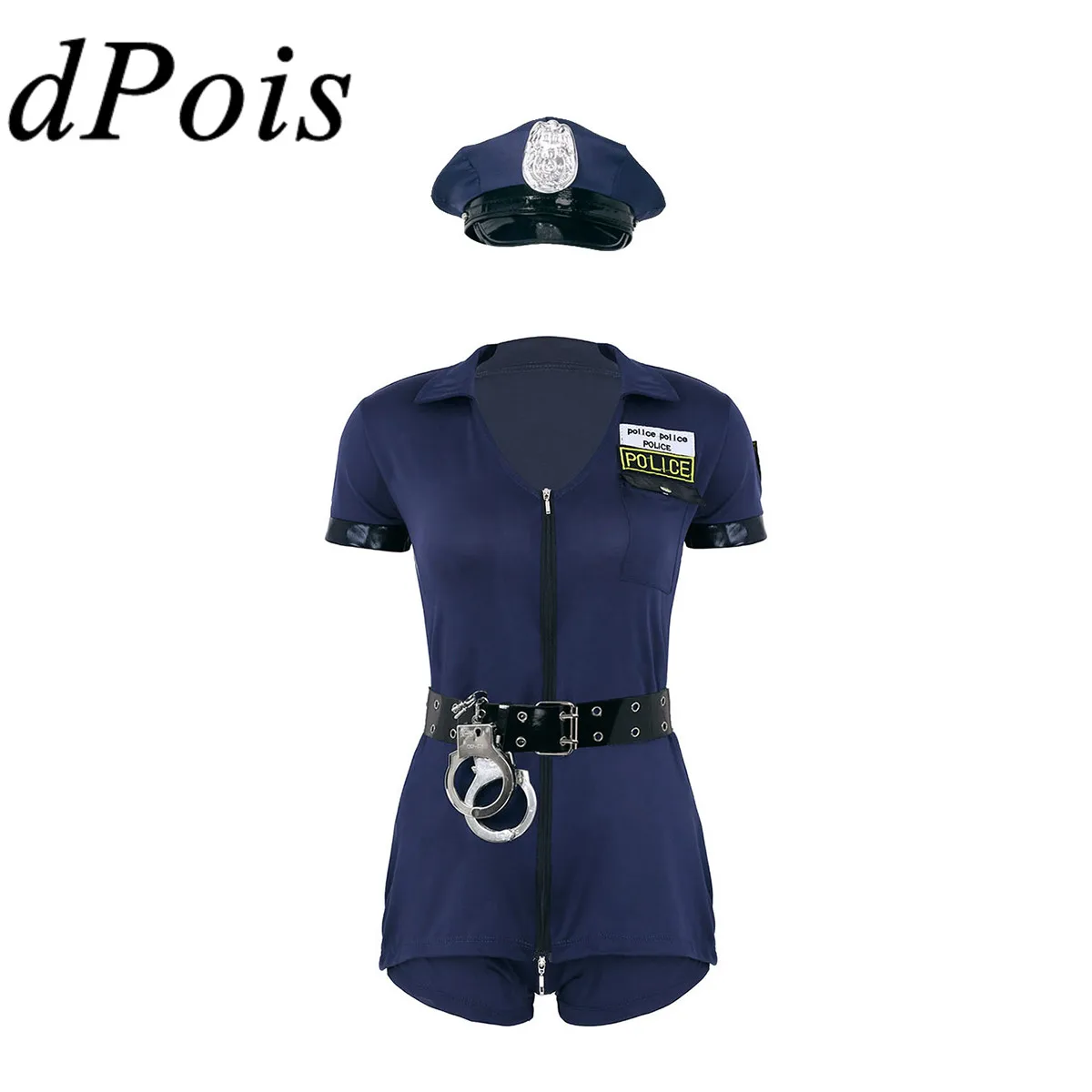 Популярные женские полицейский ролевых игр униформа для на Хэллоуин