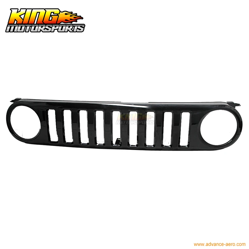 Подходит для Toyota FJ Cruiser H2 2007-2014 Черный ABS передний бампер капот решетку США
