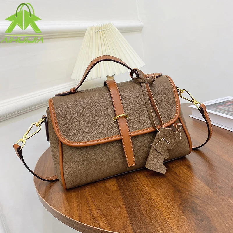 

Роскошные Брендовые женские сумки на плечо 2021, модная новая качественная женская дизайнерская сумка через плечо из искусственной кожи, одн...