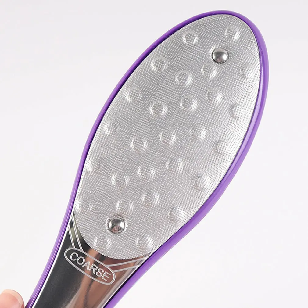 

Double-sided Stainless Steel Foot Sharpener Pedicure Tool Foot File Callus Dead Skin Remover Pedicure Tools