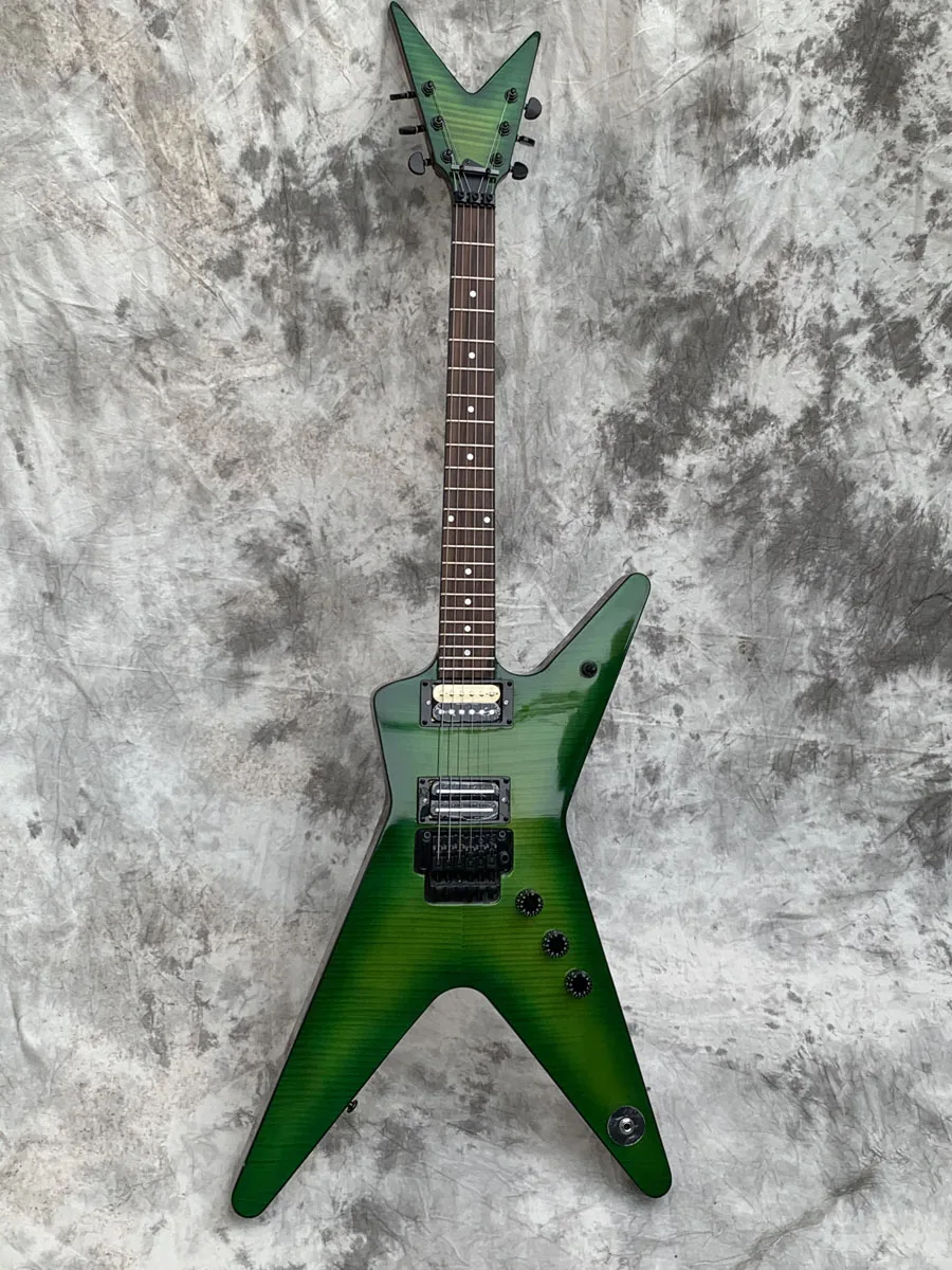 

MS Electric Guitar, Vintage, Handmade,High Quality, Unique, Green