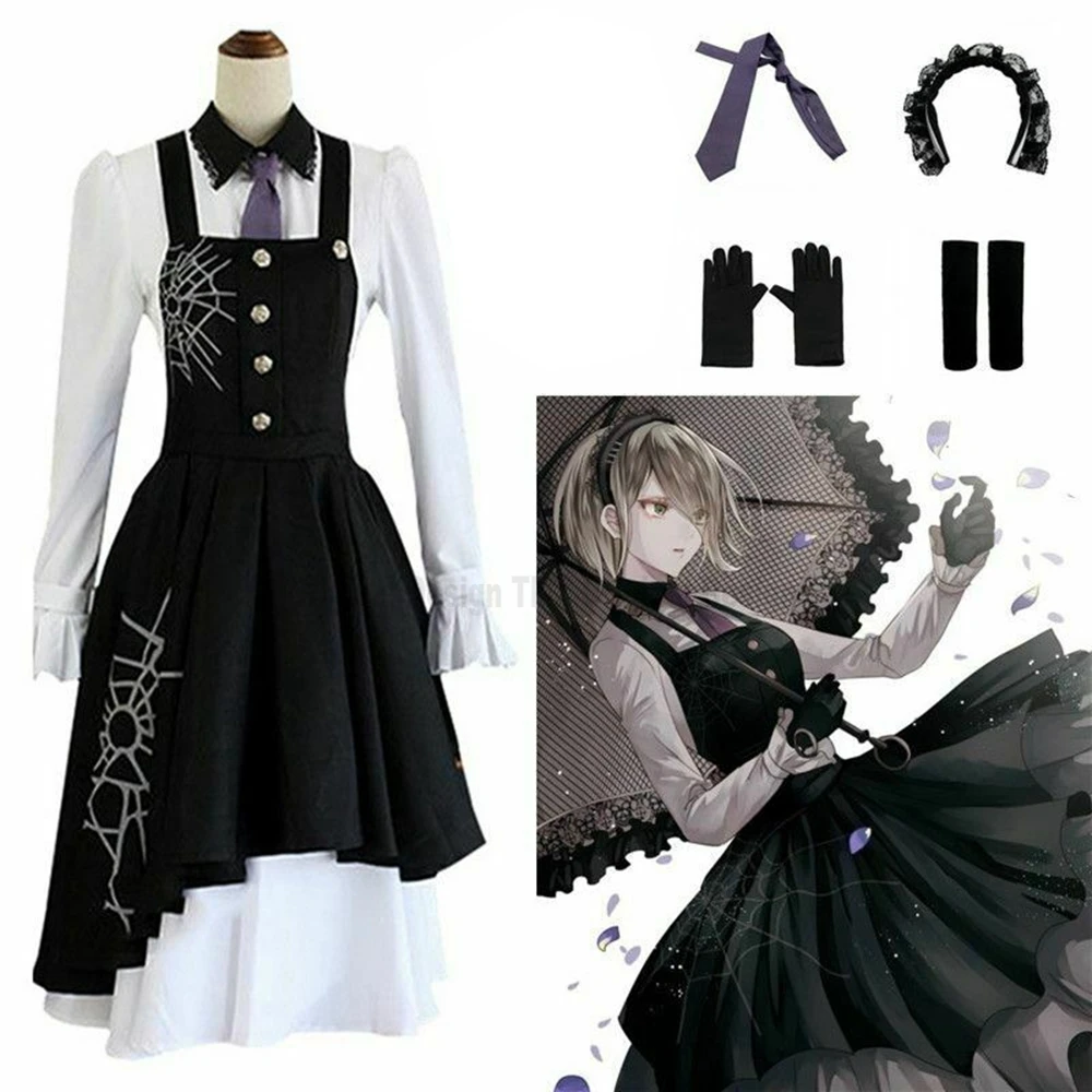 

Danganronpa V3: Killing Harmony Kirumi Tojo Cosplay Costume Maid Dress Uniforms Women Girls Anime Halloween Carnival Clothes