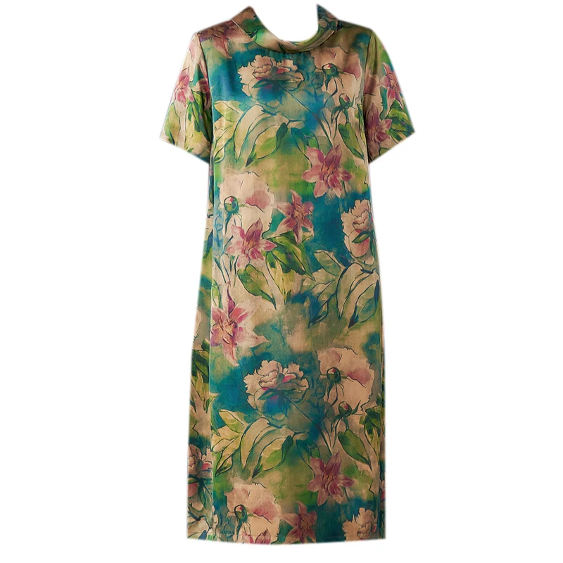 Тяжелая шелковая марля подчеркивающая красоту шелковое платье из шелка тутового